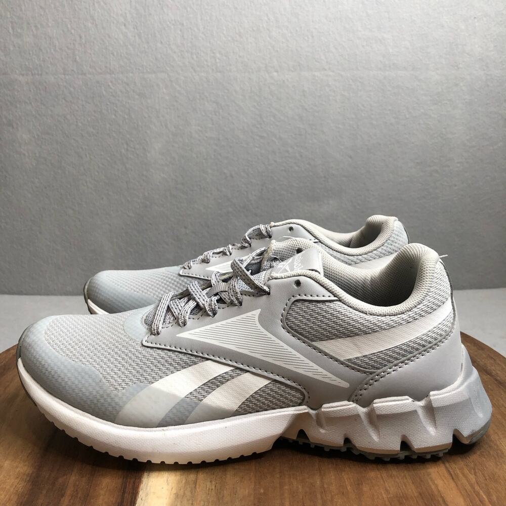 Reebok Ztaur Run Womens Size‎ 6 Running Shoes GY7723 Gray/White EUC